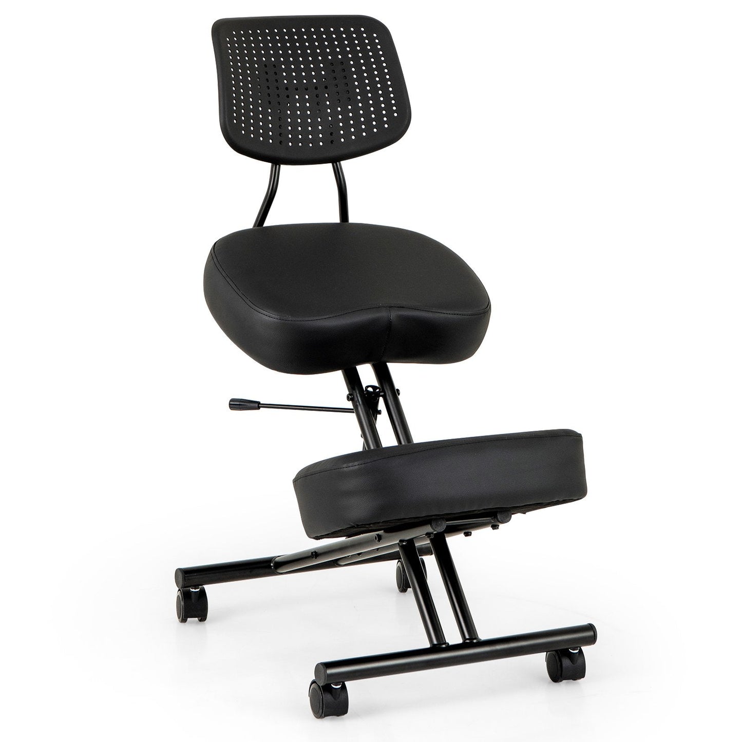 Ergonomic Kneeling Chair Posture Correction Stool with Back Support