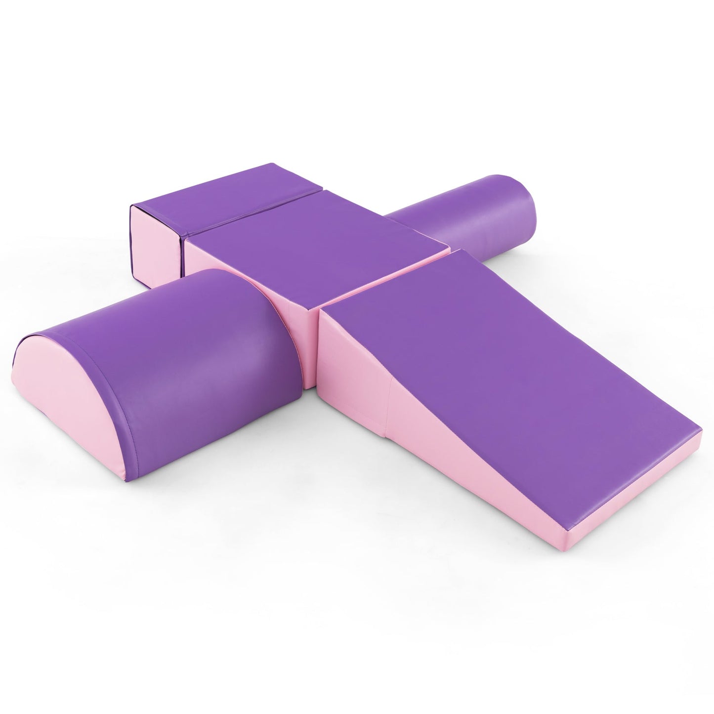 5-Piece Soft Waterproof Kids Climb &amp;amp;amp;amp;amp;amp; Crawl Activity Playset-Purple