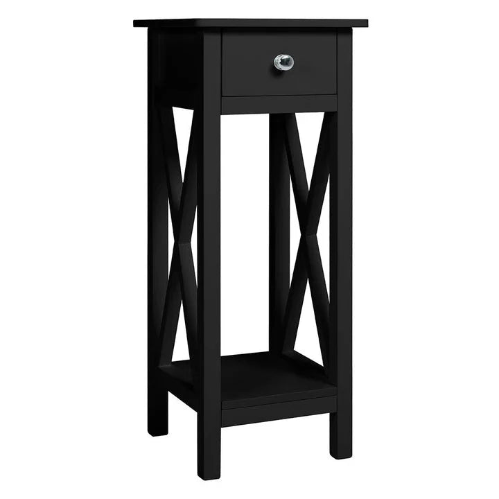 Minimalist Wooden One-Drawer Slim Console Table