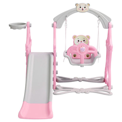 Toddler Swing and Slide Playset for Indoor and Outdoor