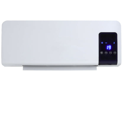 Wall Mounted White Electric Heater with Remote Control