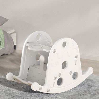 Grey Floor Standing Toddler Rocking Chair Plastic Toy