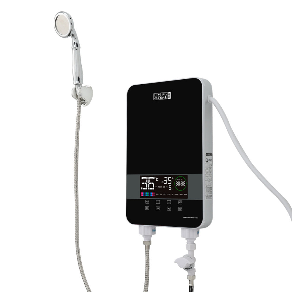 8kW Bathroom Electric Instant Hot Water Heater Tankless with Shower Kit