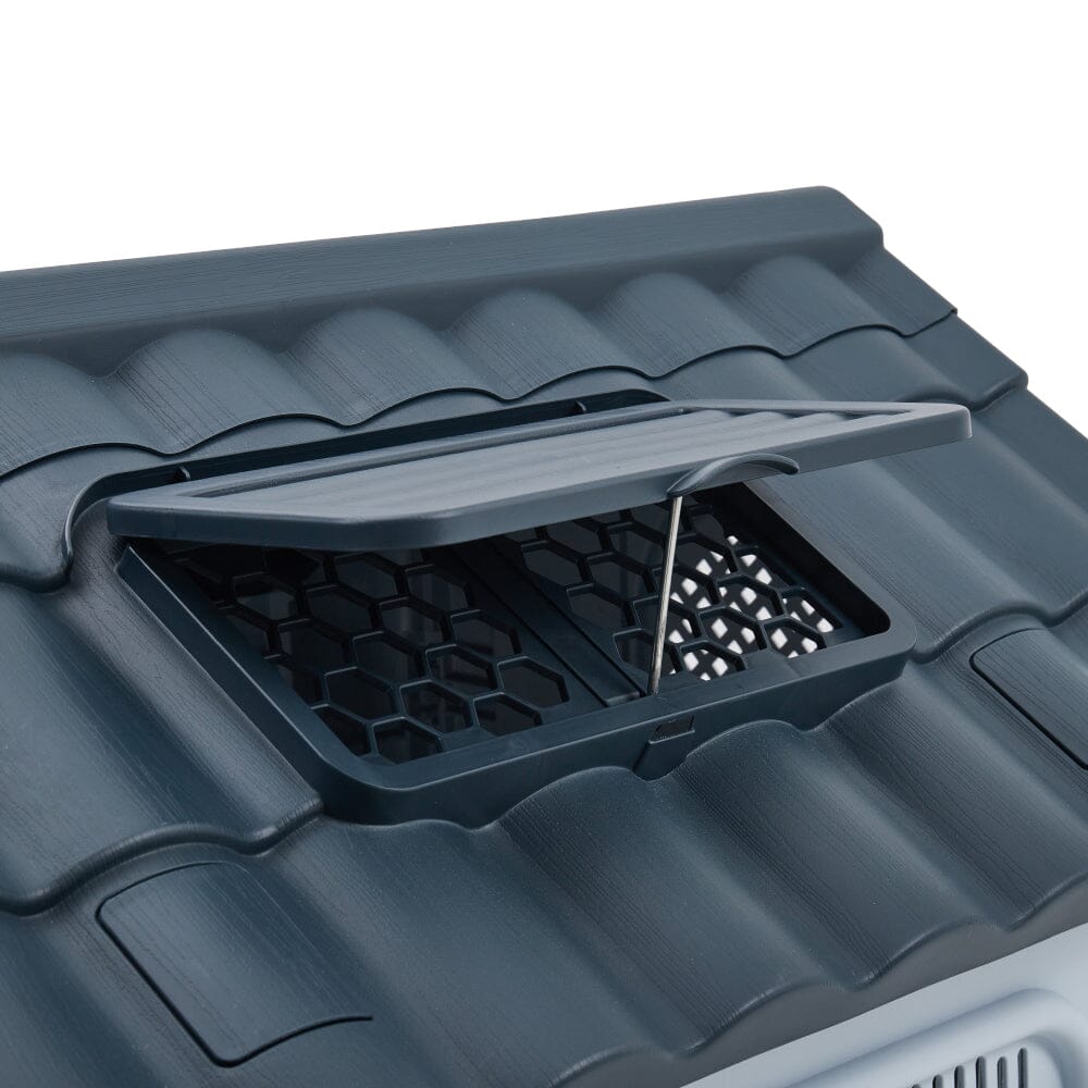 Small/Medium Weatherproof Comfortable Dog House Kennel with Skylight and Door