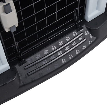 Small/Medium Weatherproof Comfortable Dog House Kennel with Skylight and Door