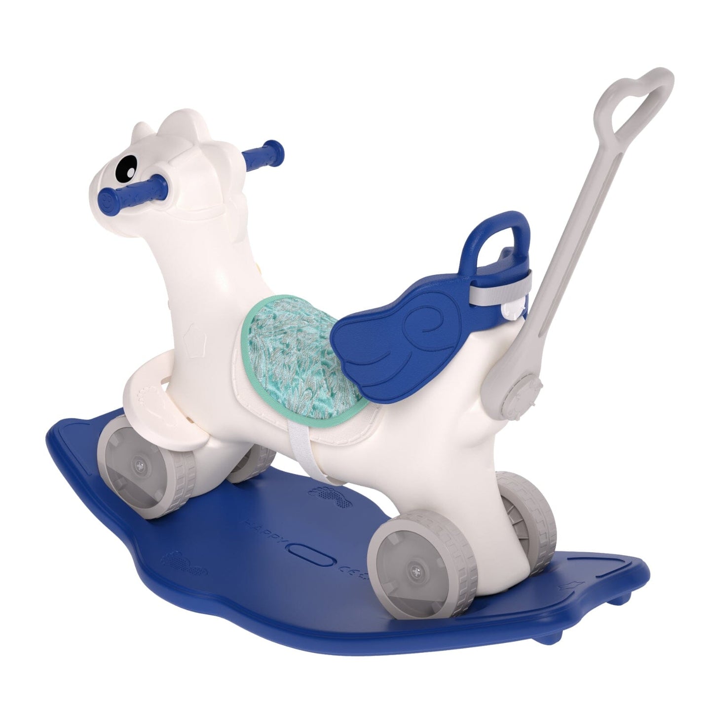 Kids Plastic Rocking Horse for Sunmer Holidays Gift
