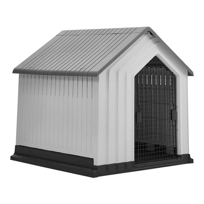 Waterproof Plastic Dog House Pet Kennel with Door