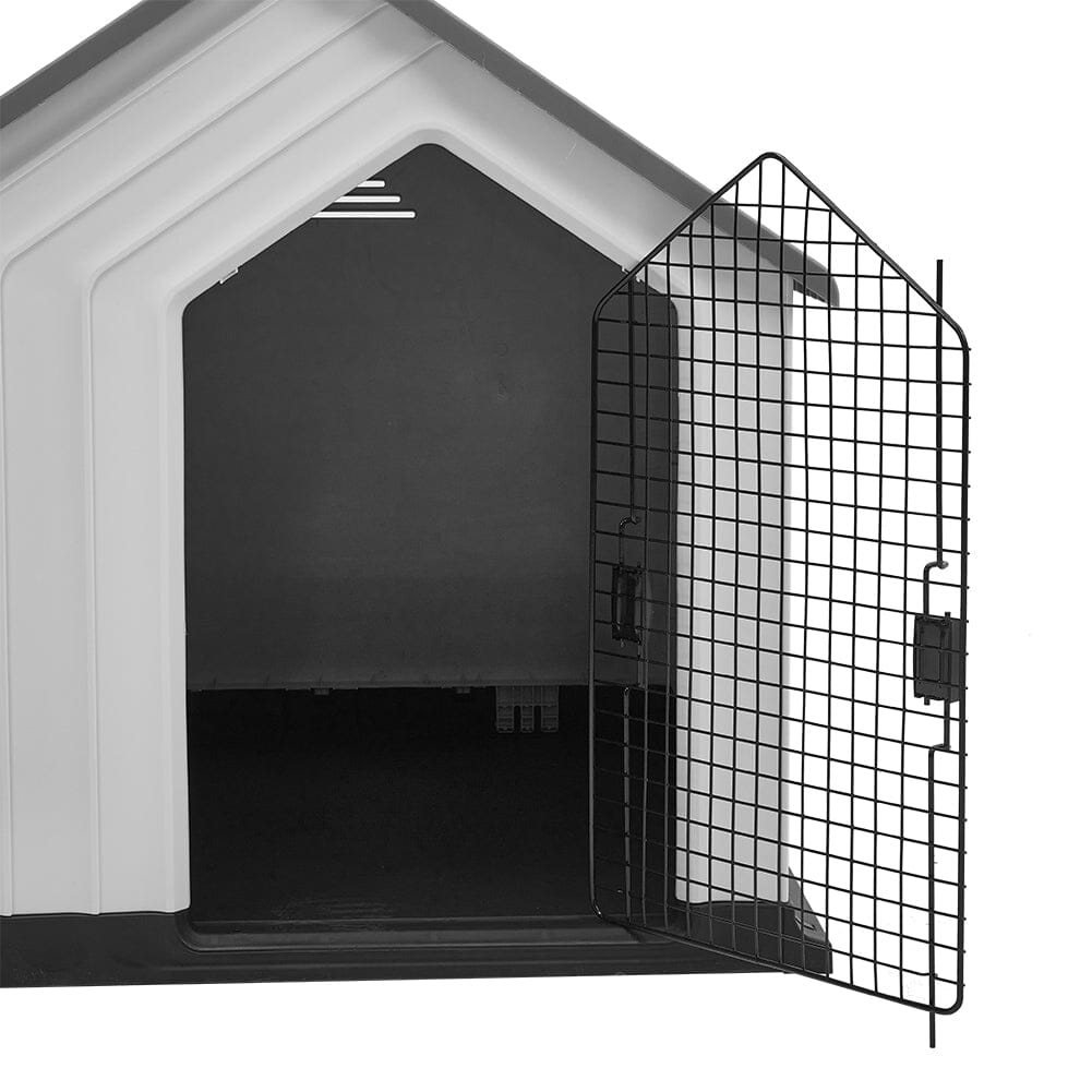 Waterproof Plastic Dog House Pet Kennel with Door