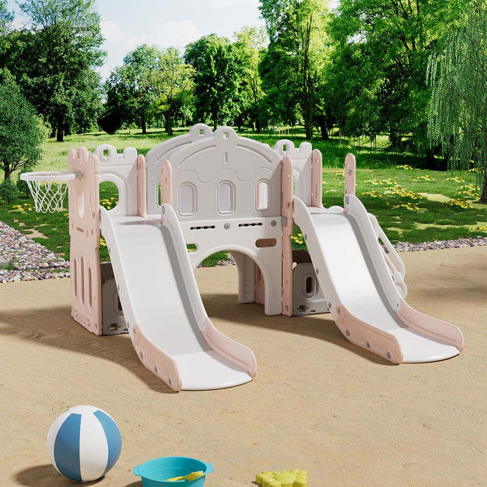 Toddler Two Slides Playset