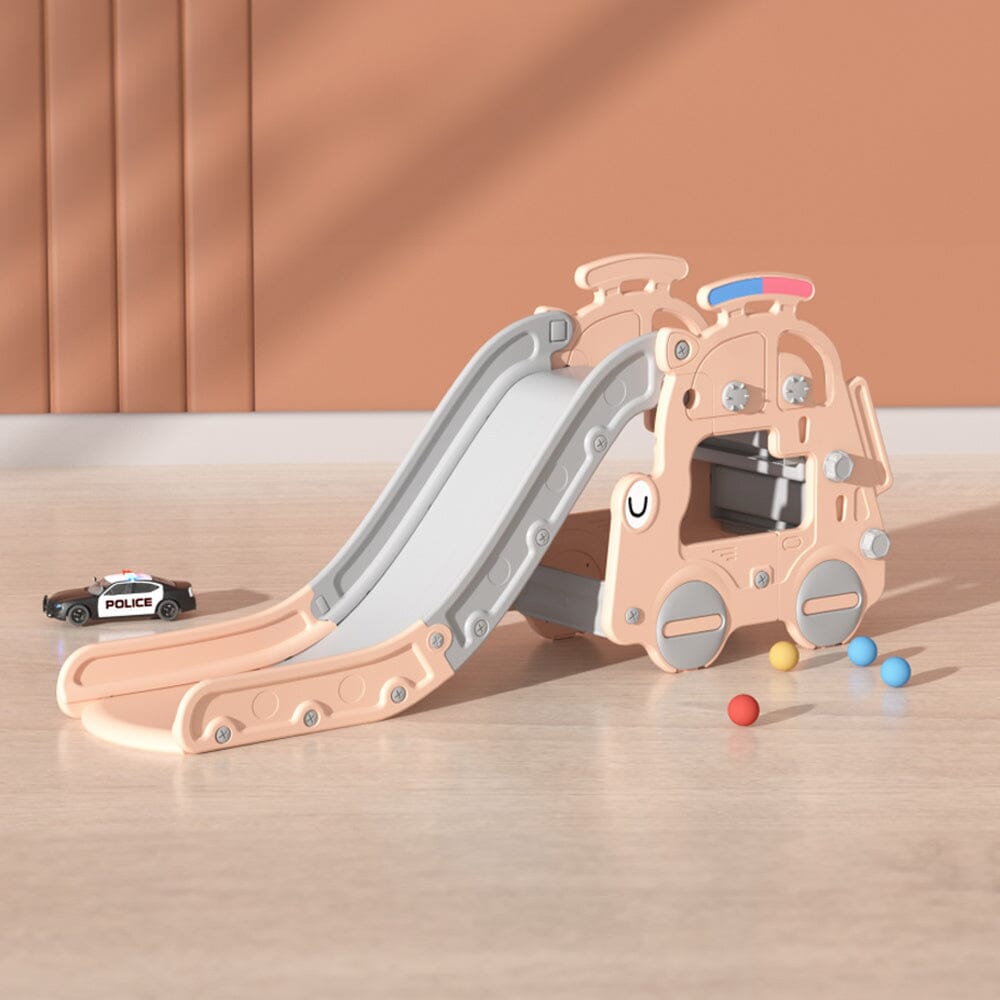 Indoor Outdoor Plastic Climber and Slide Set for Toddler