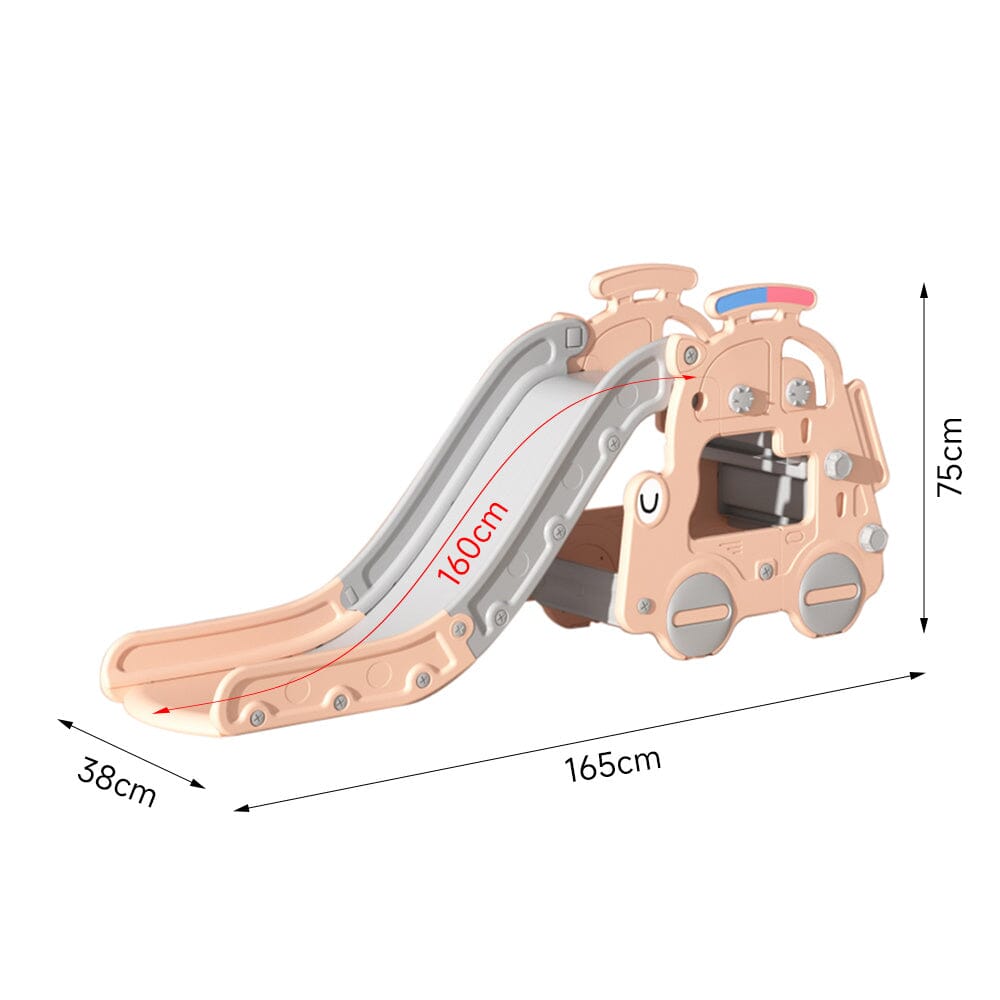 Indoor Outdoor Plastic Climber and Slide Set for Toddler