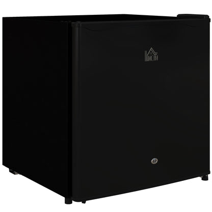 HOMCOM 46 Litre Lockable Countertop Fridge - Black