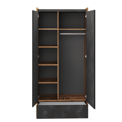 Fargo 02 Hinged Wardrobe 90cm