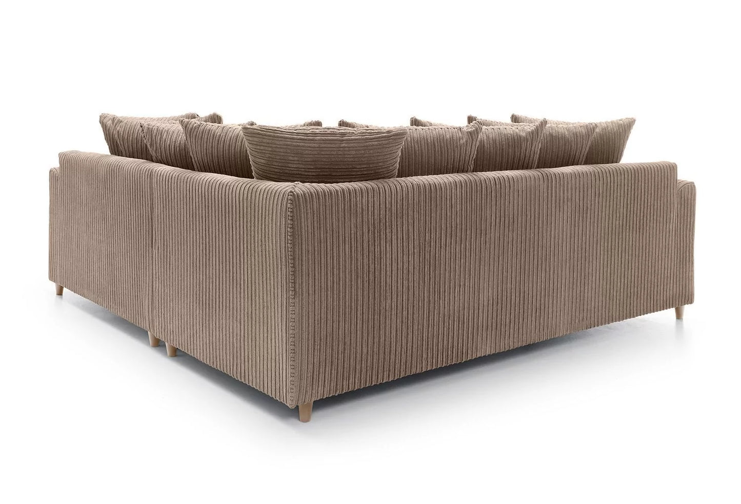 Fergasson Fabric Corner Sofa - Brown