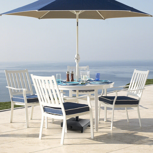 Fillable Umbrella Base Stand with Lockable Universal Wheels