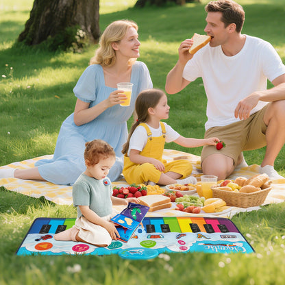 Floor Piano Dance Mat with 8 Instrument Sounds and Built-in Music-S