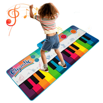 Floor Piano Dance Mat with 8 Instrument Sounds and Built-in Music-M