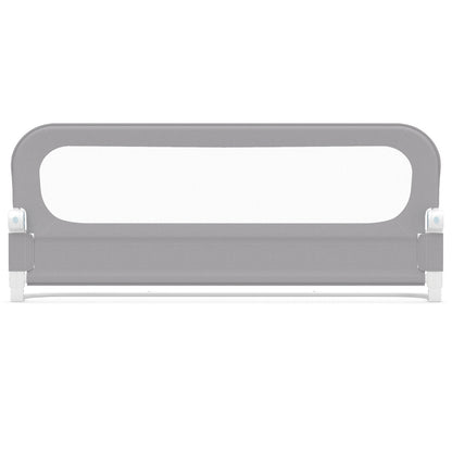 Foldable Bed Rail for Toddlers 148 Long with Removable Cover-Grey