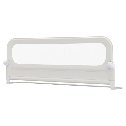 Foldable Bed Rail for Toddlers 178 Long with Removable Cover-White