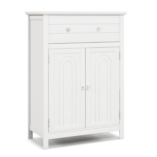 Cabinet with Drawer and Adjustable Shelf for Bathroom/Living Room