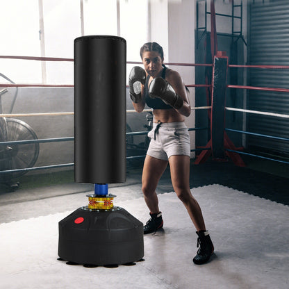 Freestanding Punching Bag with Stand and Suction Cup Base