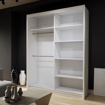 Zeus Sliding Door Wardrobe - Grey