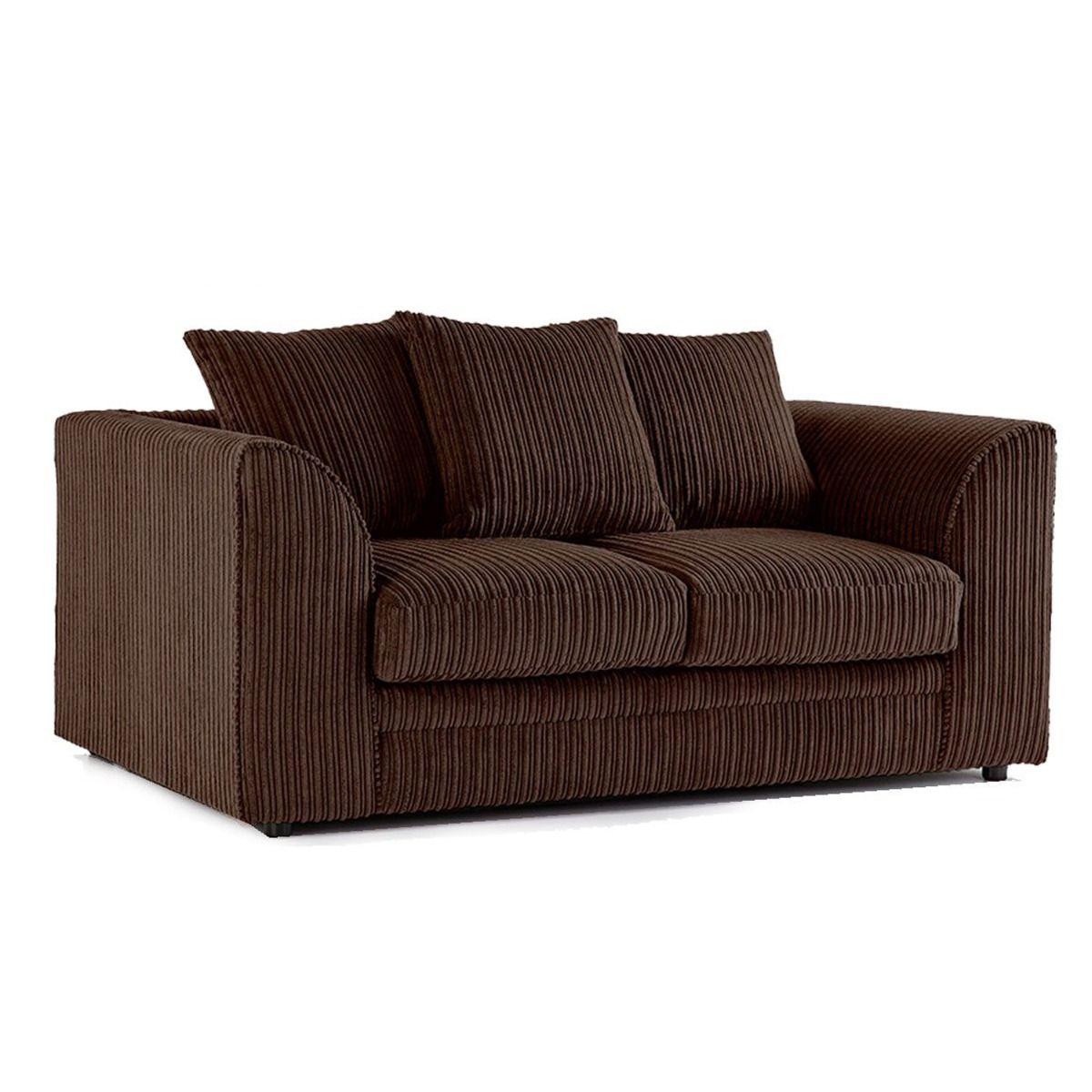 Oxford Scatter Back Full Jumbo Cord 2 Seater Sofa – Mink and Other Colours