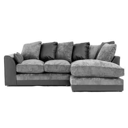 Dylan Chenille Fabric 3 Seater Sofa - Brown Beige