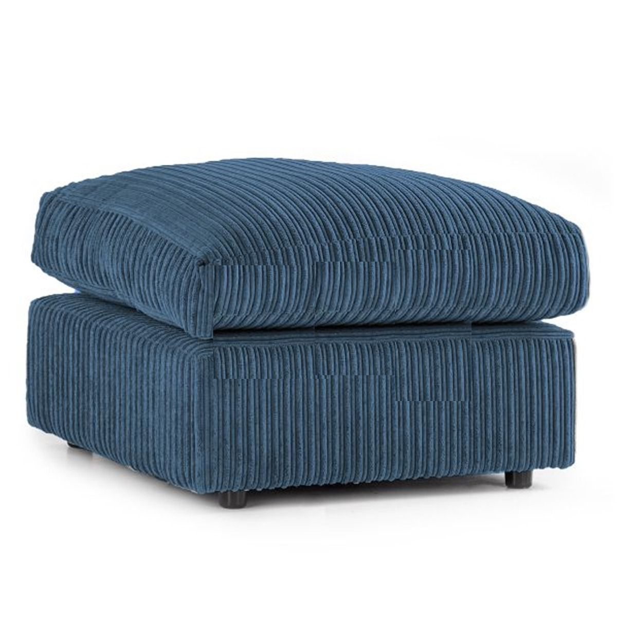 Colourful Oxford Jumbo Cord Scatter back Design 3 Seater Sofa - Blue and Other Colours