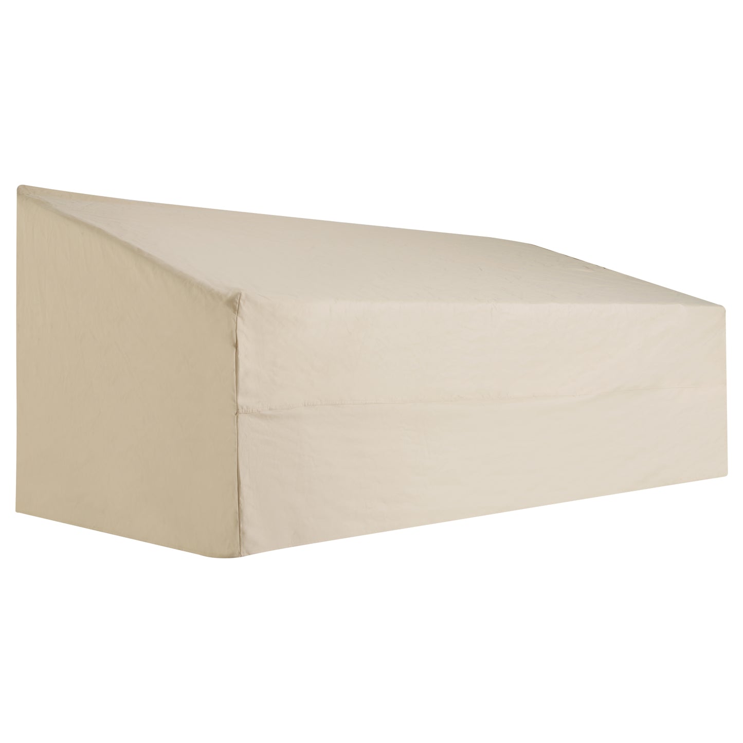 Pokrowiec na meble ogrodowe Outsunny 600D Oxford Cloth, wodoodporny, na sofę 3-osobową, na patio, do użytku na zewnątrz, beżowy, 218 x 111 x 63-101 cm