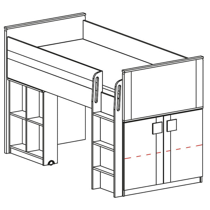 Gumi G15 Mid Sleeper Bed