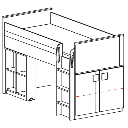 Gumi G15 Mid Sleeper Bed