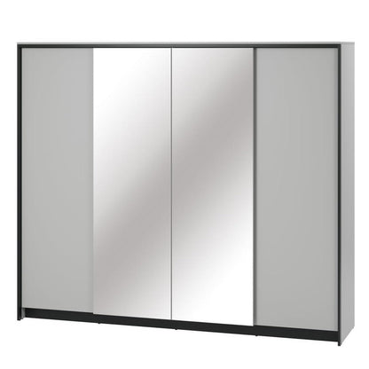 Gris Hinged Door Wardrobe 250cm