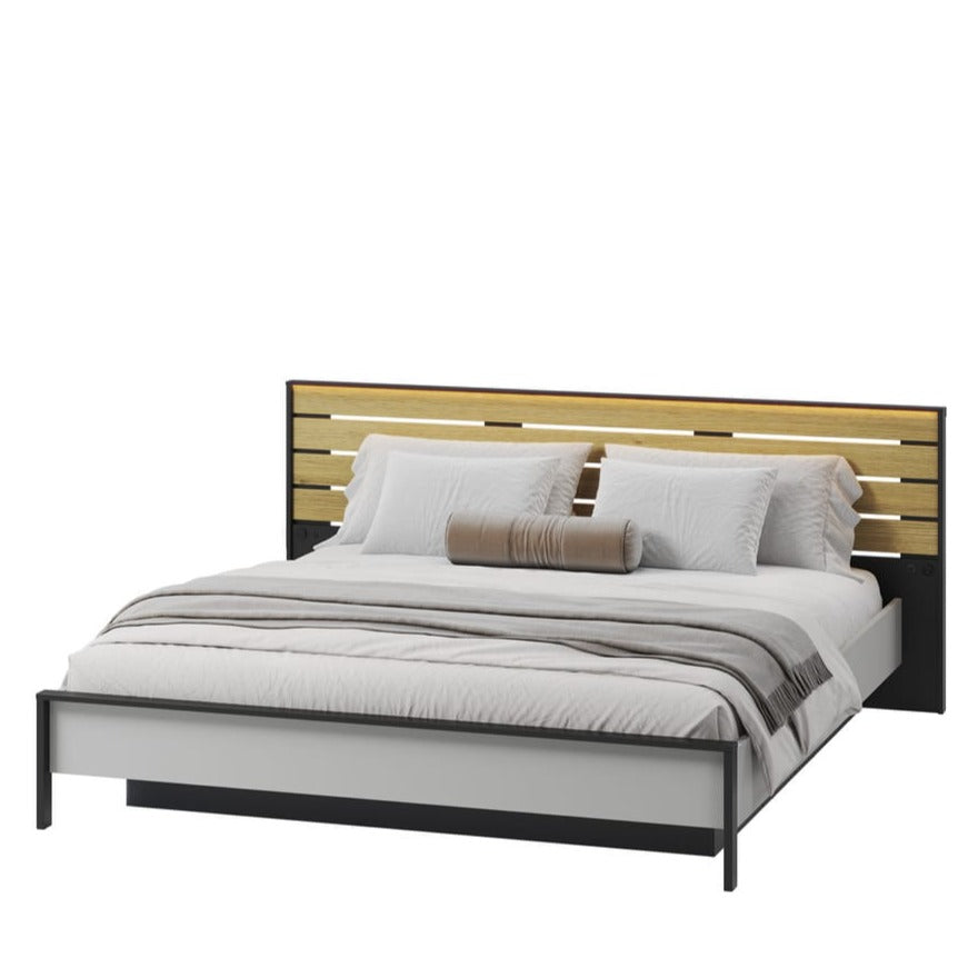 Gris Ottoman Bed [EU Super King]