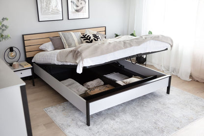 Gris Ottoman Bed [EU Super King]