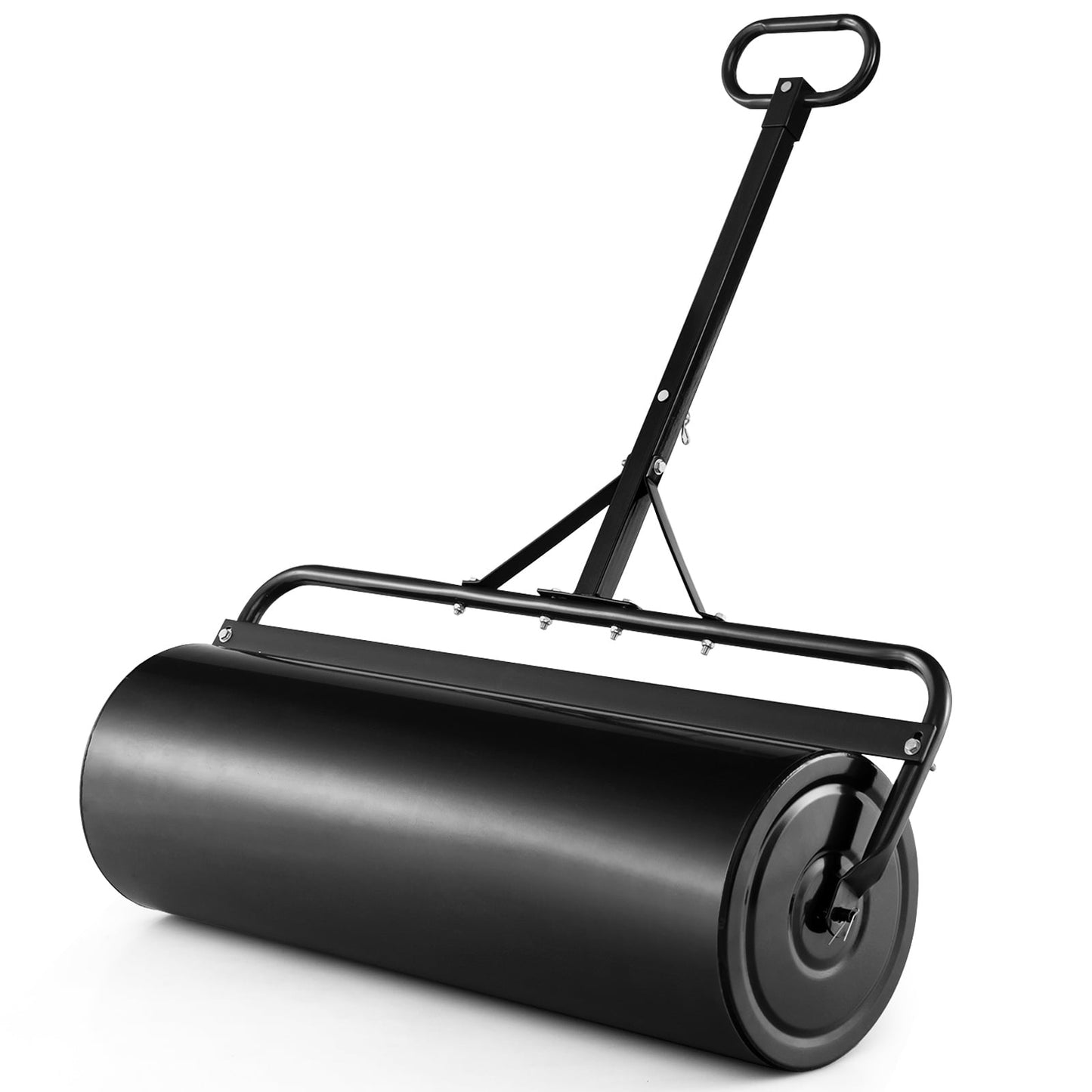 113L Metal Garden Lawn Roller-Black