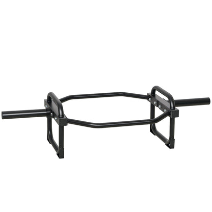 SPORTNOW Olympic Trap Bar, 2" Hex Barbell Bar with 300kg Capacity for Deadlifts, Shrugs, Squats and Farmer Walks