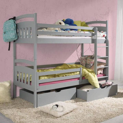 Keswick Wooden Bunk Bed Gabi with Storage