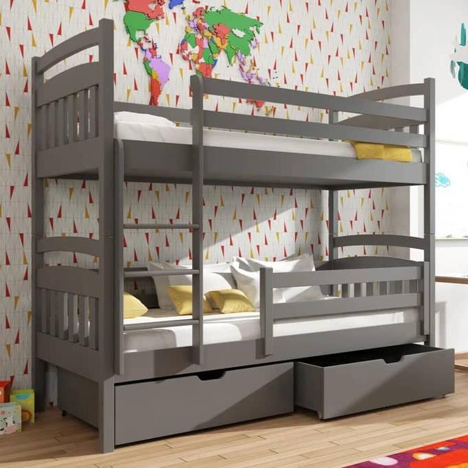 Keswick Wooden Bunk Bed Gabi with Storage