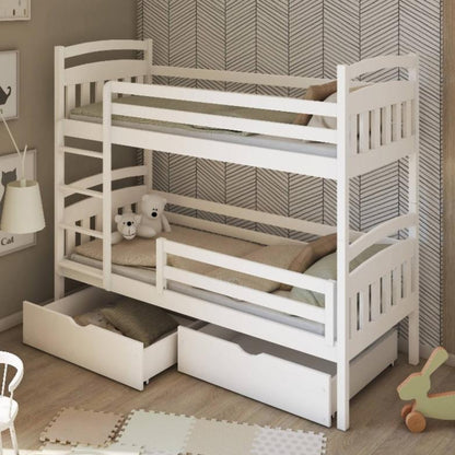 Keswick Wooden Bunk Bed Gabi with Storage