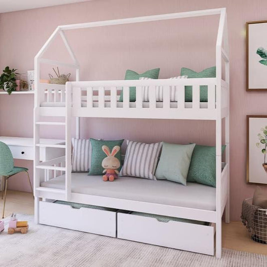 Westminster Wooden Bunk Bed Gaja With Storage