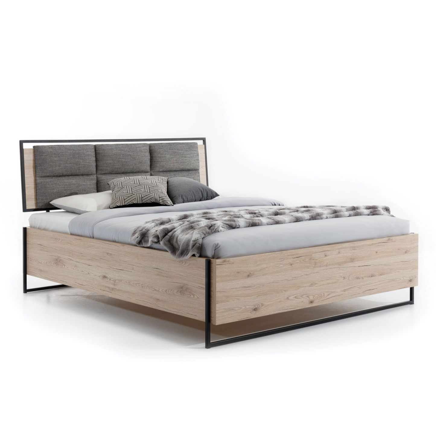 Glass Loft Ottoman Bed [Three Sizes]