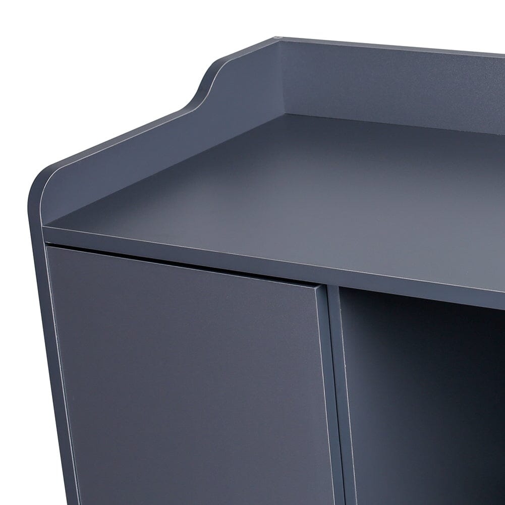 90cm W Contemporary White/Grey Home Sideboard Cabinet with Storage Indoor