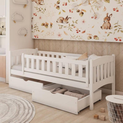 Solihull Wooden Single Bed Gucio with Storage