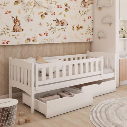 Solihull Wooden Single Bed Gucio with Storage