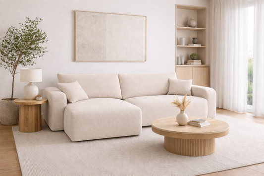 Corner Sofa Bed HAVANA Beige