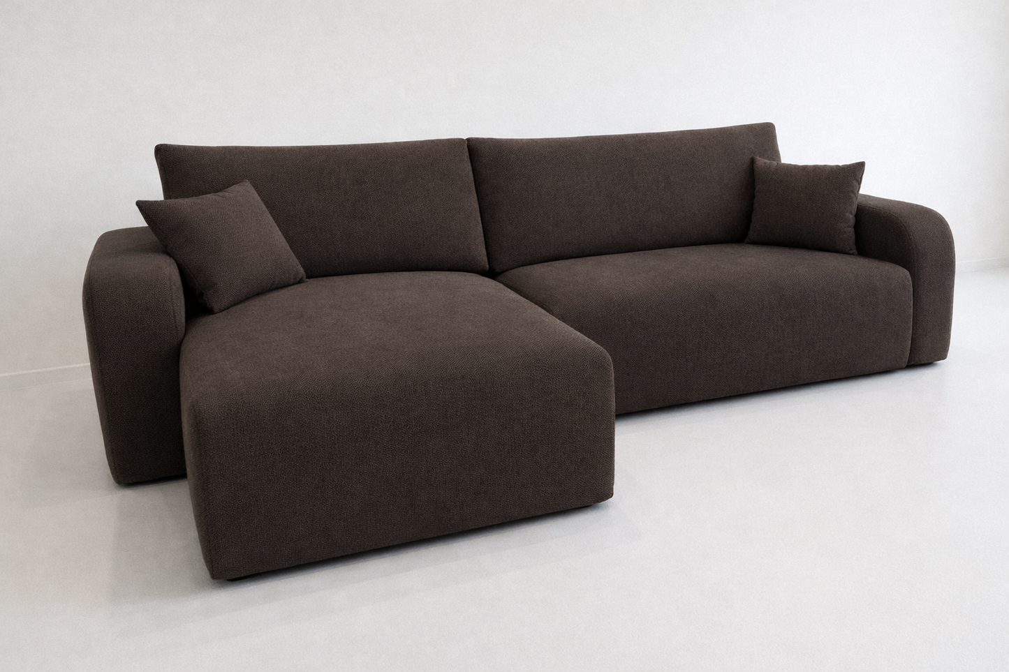 Corner Sofa Bed HAVANA Brown