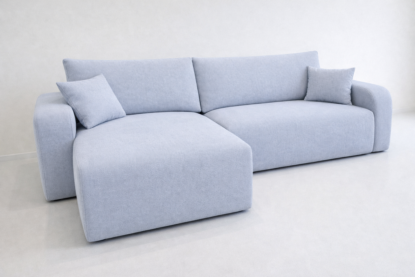 Corner Sofa Bed HAVANA Soft Grey