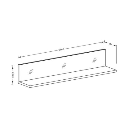 Helio 01 Wall Shelf 120cm