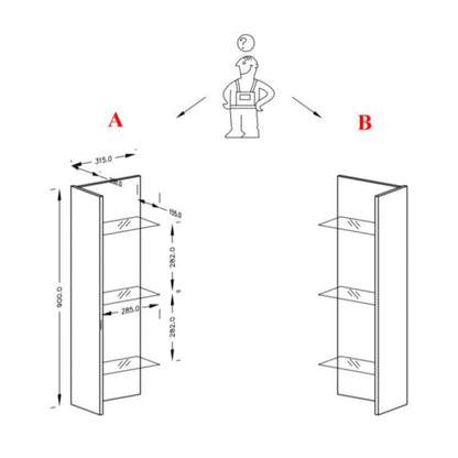 Helio 03 Wall Shelf 32cm